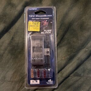 12V PowerBlock Fuse Block - Black